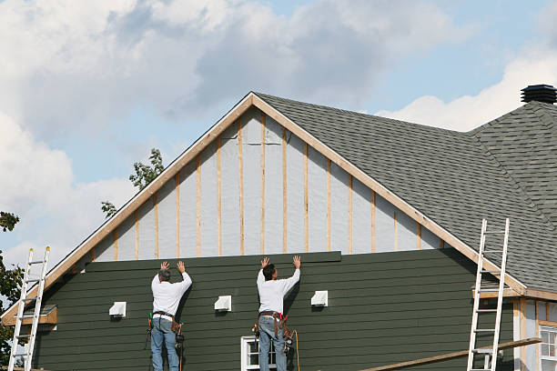 Professional Vinyl Siding technician working in Jones Mills, PA